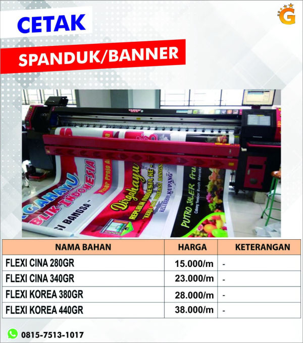 Cetak Banner Spanduk